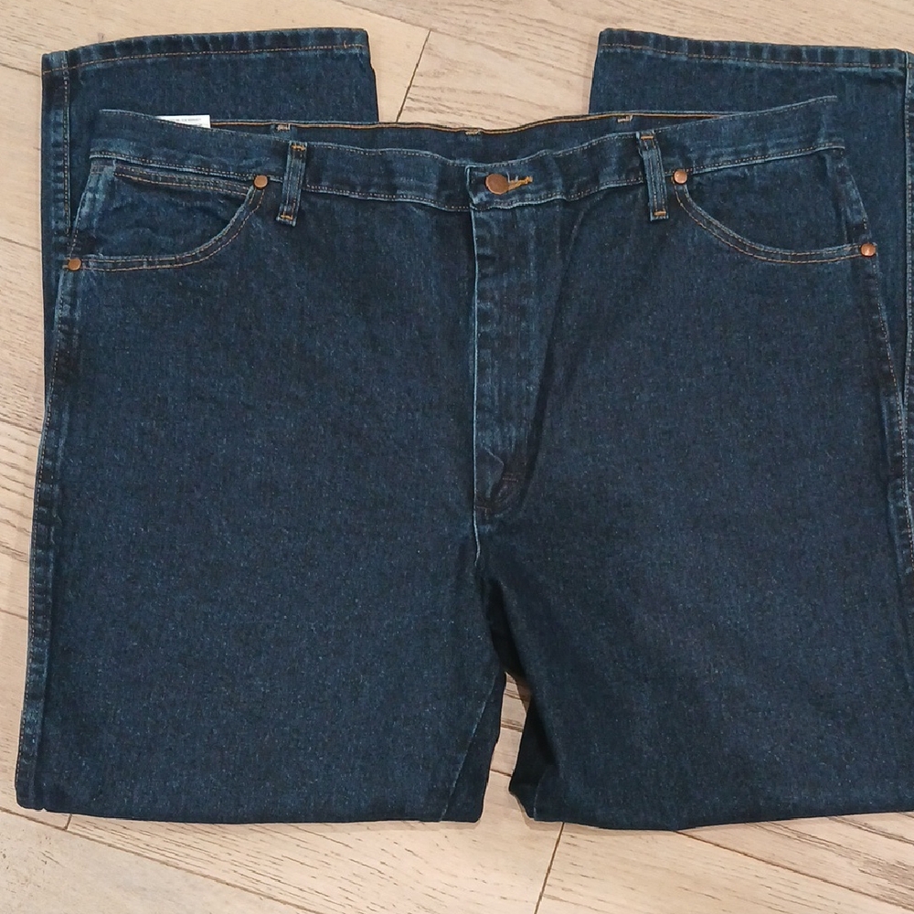 Wrangler Cowboy Cut Slim Fit, Dark Blue  Jeans, 42x30